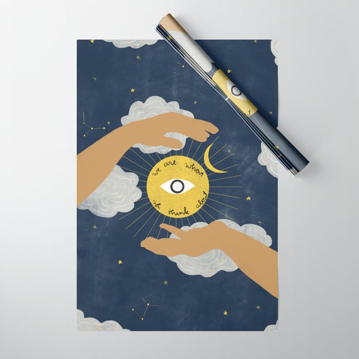 We Are What We Think About Wrapping Paper Gallery Image 1
