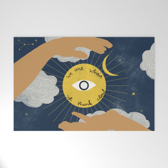 We Are What We Think About Welcome Mat Gallery Image 1