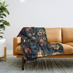 EXOTIC GARDEN - NIGHT VI Throw Blanket Gallery Image 1