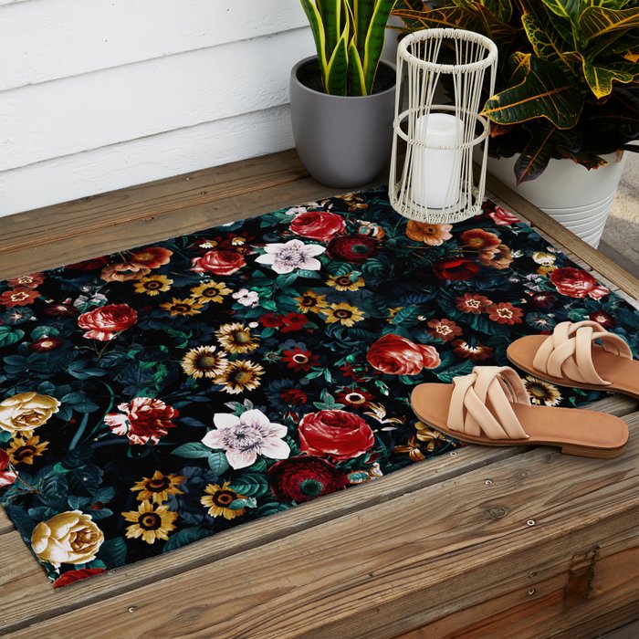 EXOTIC GARDEN - NIGHT VI Outdoor Rug Gallery Image 2