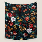 EXOTIC GARDEN - NIGHT VI Wall Tapestry Gallery Image 4
