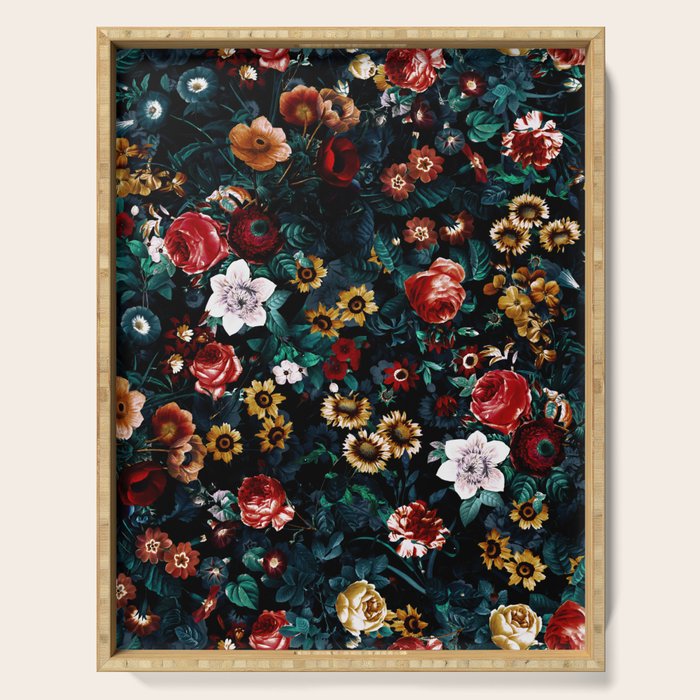 EXOTIC GARDEN - NIGHT VI Serving Tray Gallery Image 1