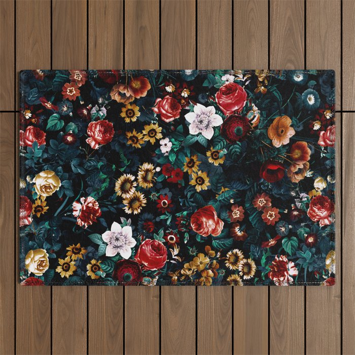 EXOTIC GARDEN - NIGHT VI Outdoor Rug Gallery Image 1