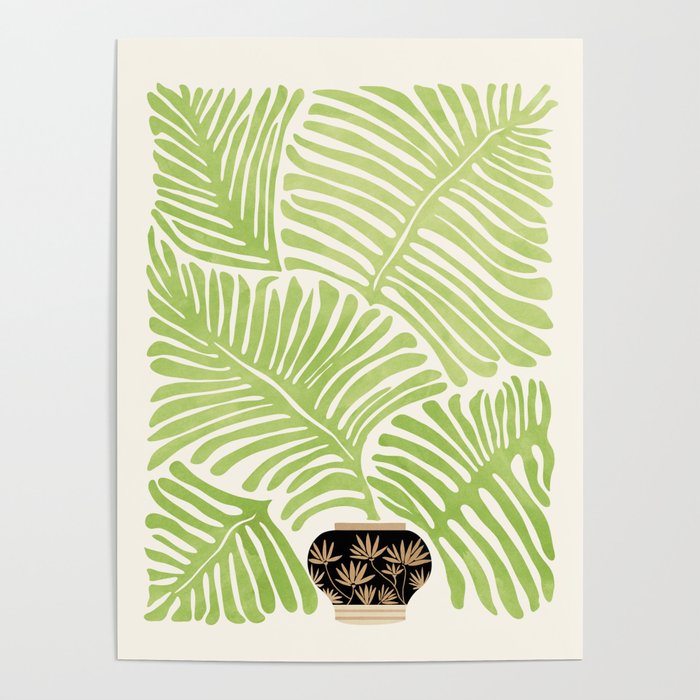 Bohemian Fern Poster Gallery Image 1