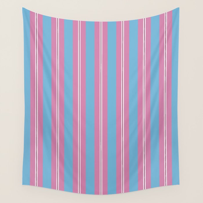 Bubblegum Stripes Wall Tapestry Gallery Image 4