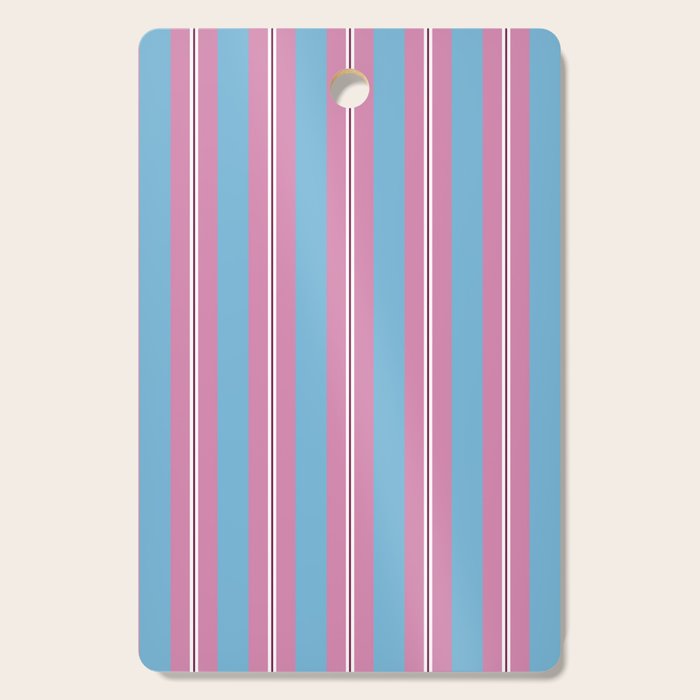 Bubblegum Stripes Cutting Board Gallery Image 1