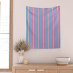 Bubblegum Stripes Wall Tapestry Gallery Image 2