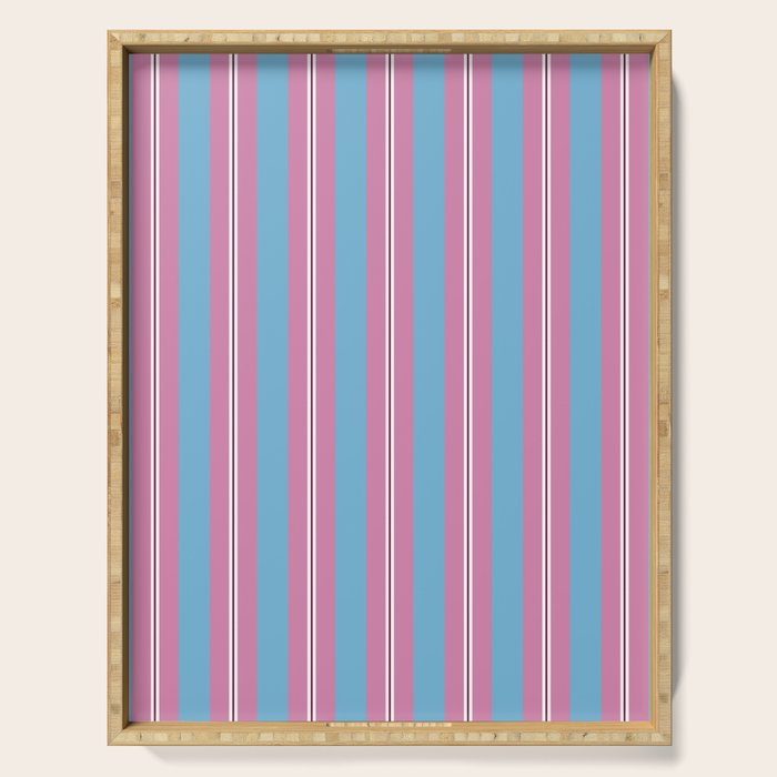 Bubblegum Stripes Serving Tray Gallery Image 1