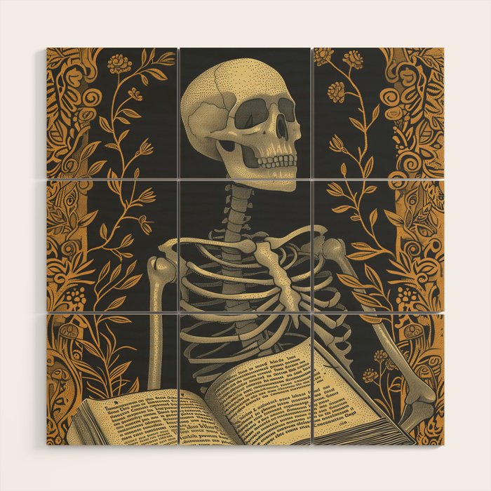 Hardcore Bookworm IV Wood Wall Art Gallery Image 1