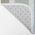 Blue & Taupe Stripes Bath Mat Gallery Image 2