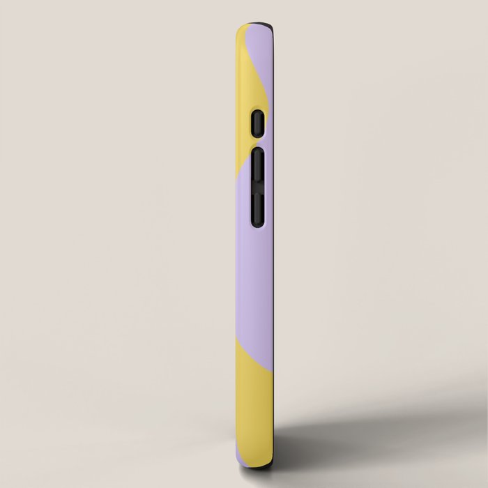 Wavy Land - Lime & Lilac iPhone Case Gallery Image 2