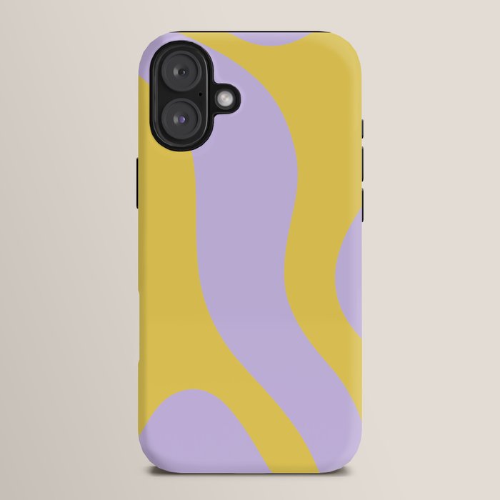 Wavy Land - Lime & Lilac iPhone Case Gallery Image 14