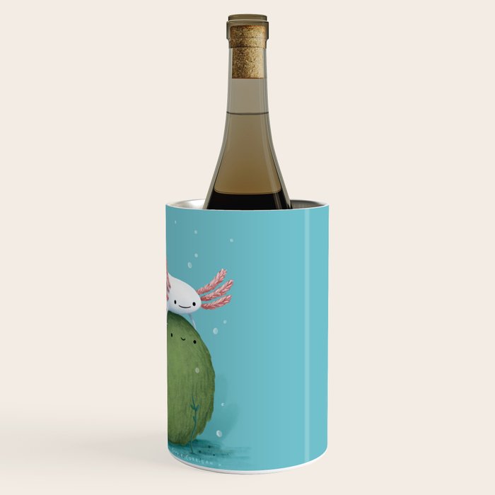 Axolotl on a Mossball Wine Chiller Gallery Image 3