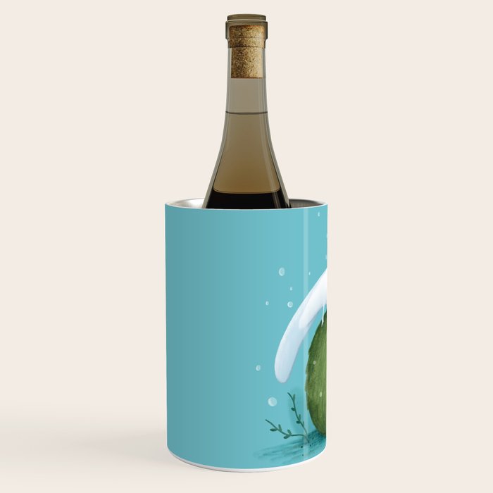 Axolotl on a Mossball Wine Chiller Gallery Image 2
