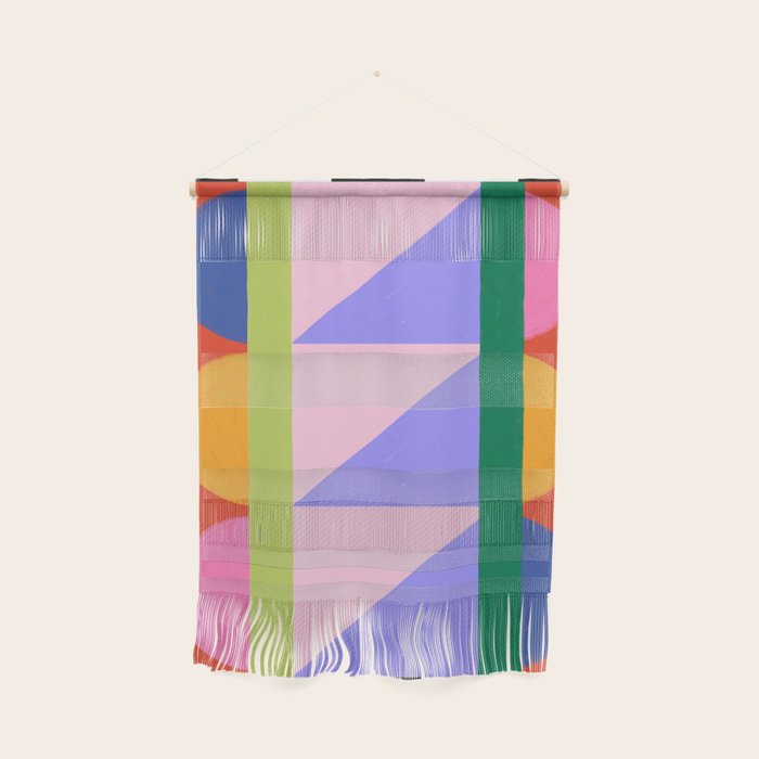 Folk Art Color Block  Wall Hanging Gallery Image 1