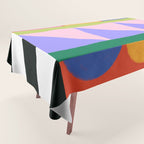 Folk Art Color Block  Tablecloth Gallery Image 1