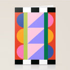 Folk Art Color Block  Stationery Card Gallery Image 2