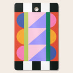 Folk Art Color Block  Cutting Board Gallery Image 1
