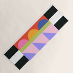 Folk Art Color Block  Yoga Mat Gallery Image 1