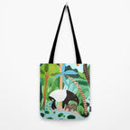 Malayan Tapir Family Tote Bag Gallery Image 2