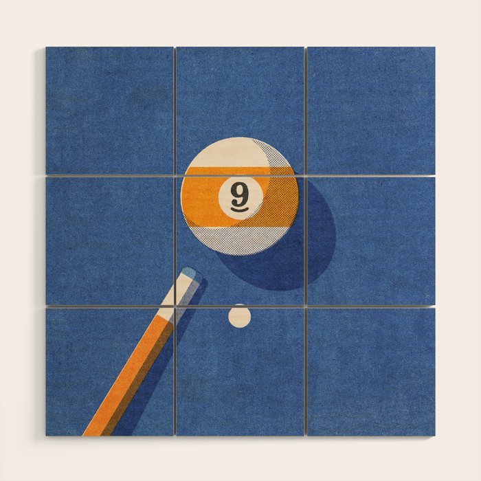 BALLS / Billiards - ball 9 I Wood Wall Art Gallery Image 1