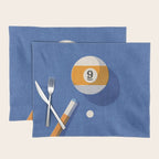 BALLS / Billiards - ball 9 I Placemat Gallery Image 1