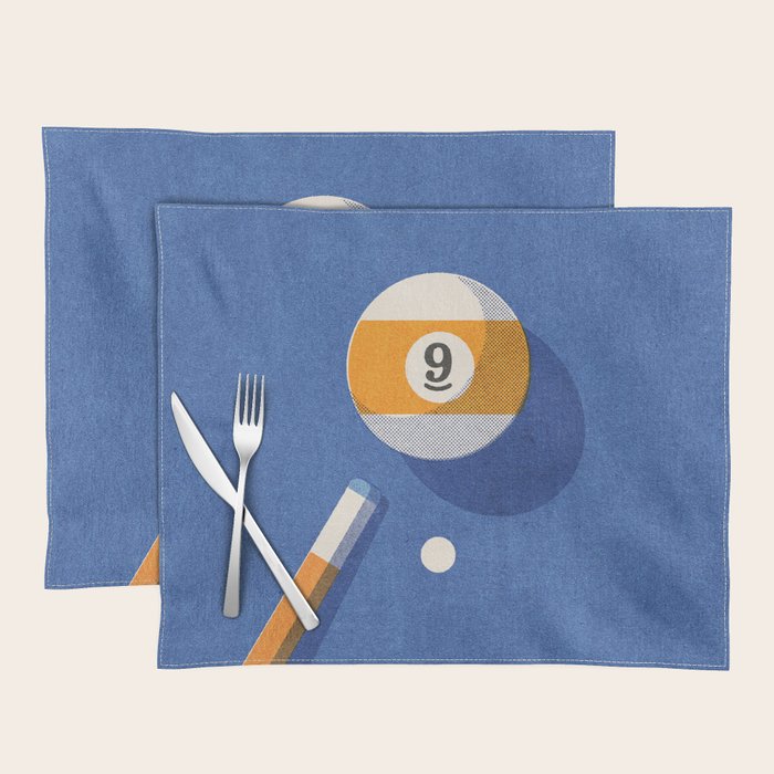 BALLS / Billiards - ball 9 I Placemat Gallery Image 1