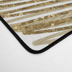 Palm Leaves Finesse Line Art with Gold Foil #2 #minimal #decor #art #society6 Desk Mat Gallery Image 4