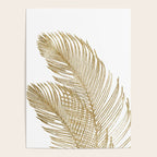 Palm Leaves Finesse Line Art with Gold Foil #2 #minimal #decor #art #society6 Poster Gallery Image 4