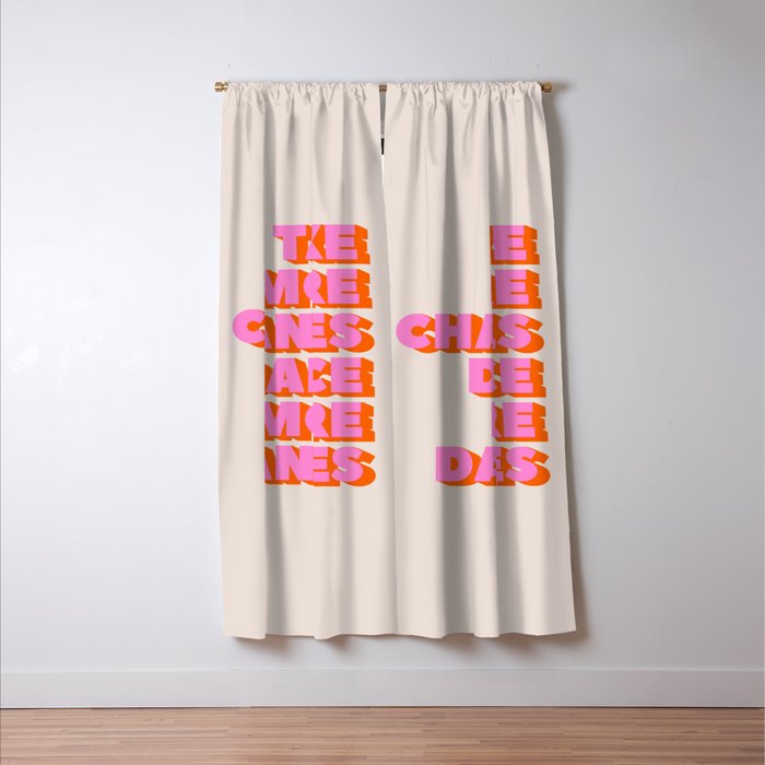 TAKE MORE CHANCES DANCE MORE DANCES Window Curtain Gallery Image 3
