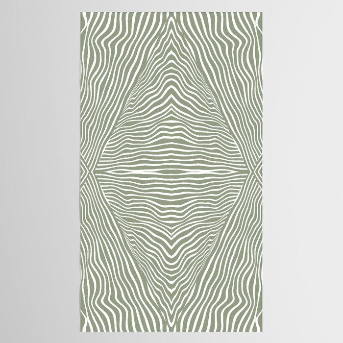 Boho, Safari, African, Pattern, Sage Green Tablecloth Gallery Image 2