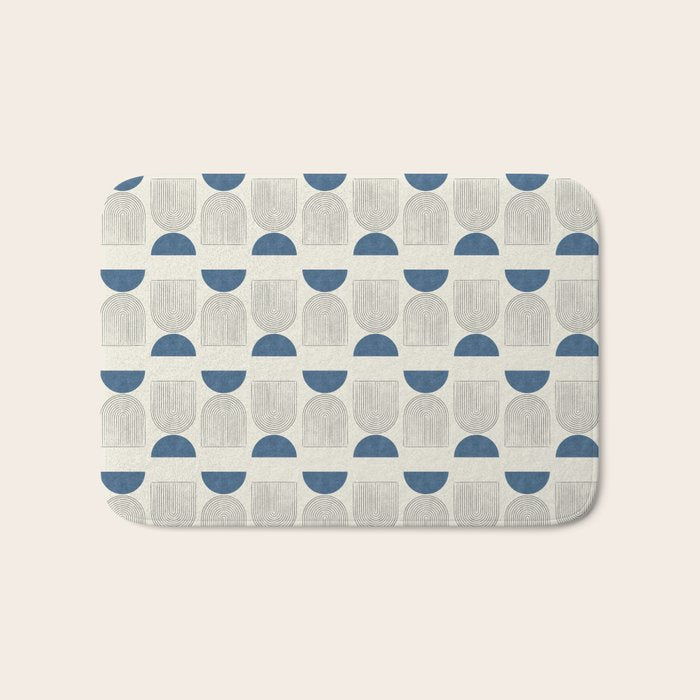 Arch Balance Blue Bath Mat Gallery Image 1