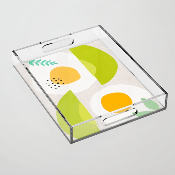 Minimal Avocado and Eggs Acrylic Tray Gallery Image 1