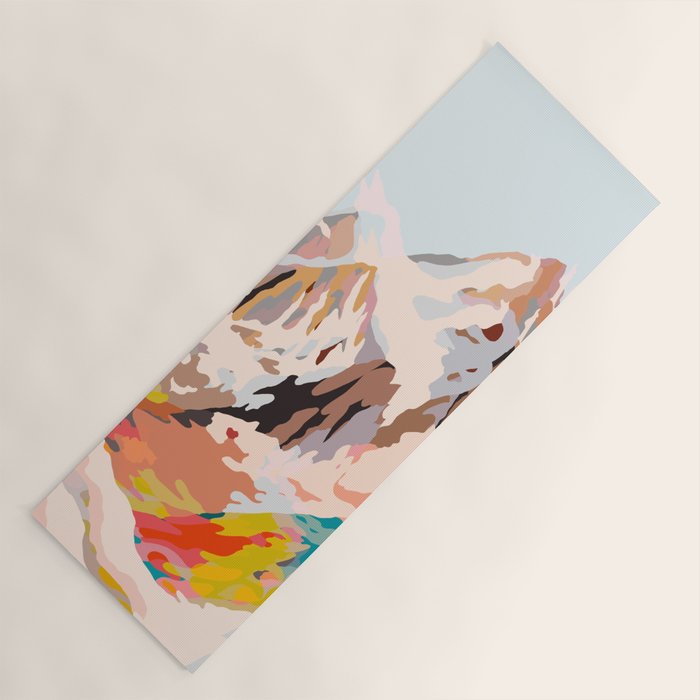 glass mountains Yoga Mat Gallery Image 1