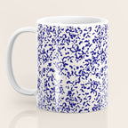 Mediterranean blue handmade floral Coffee Mug Gallery Image 3