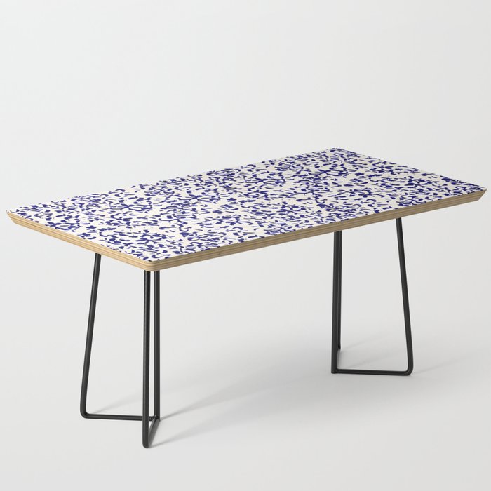Mediterranean blue handmade floral Coffee Table Gallery Image 1