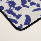 Mediterranean blue handmade floral Desk Mat Gallery Image 4