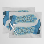 Cowgirl Boots â Mint and Blue Placemat Gallery Image 1