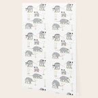 Opossums and Daisies Wallpaper Gallery Image 2