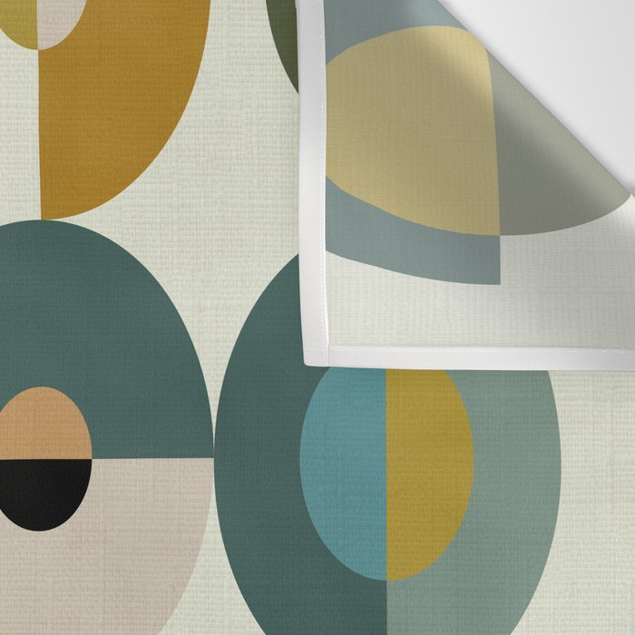 mid century modern geometric art Wall Tapestry Gallery Image 3