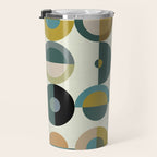 mid century modern geometric art Travel Mug Gallery Image 3