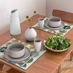 mid century modern geometric art Placemat Gallery Image 2