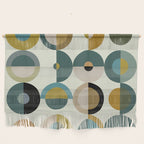 mid century modern geometric art Wall Hanging Gallery Image 1
