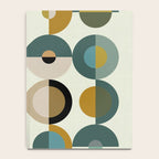 mid century modern geometric art Notebook Gallery Image 4