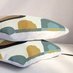 mid century modern geometric art Pillow Sham Gallery Image 3