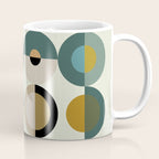 mid century modern geometric art Coffee Mug Gallery Image 1