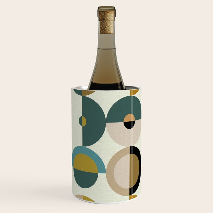 mid century modern geometric art Wine Chiller Gallery Image 1