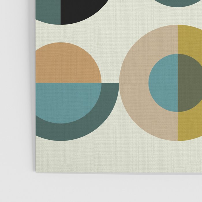 mid century modern geometric art Poster Gallery Image 3