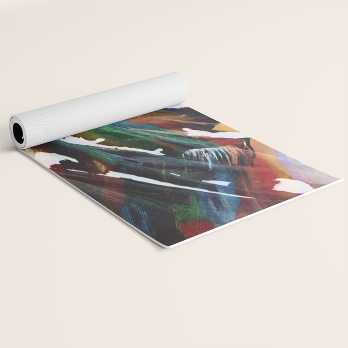 Abstract Mountains II Yoga Mat Gallery Image 2