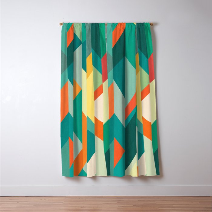 Broken Ocean Window Curtain Gallery Image 3